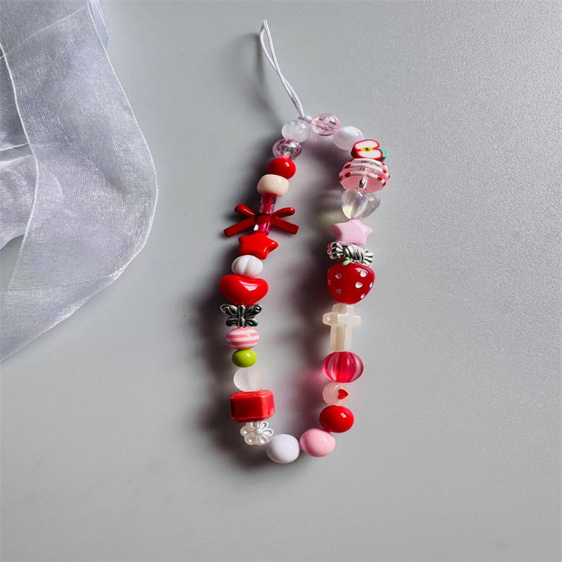 Verspielte Perlen Charm Brillenband Karnz