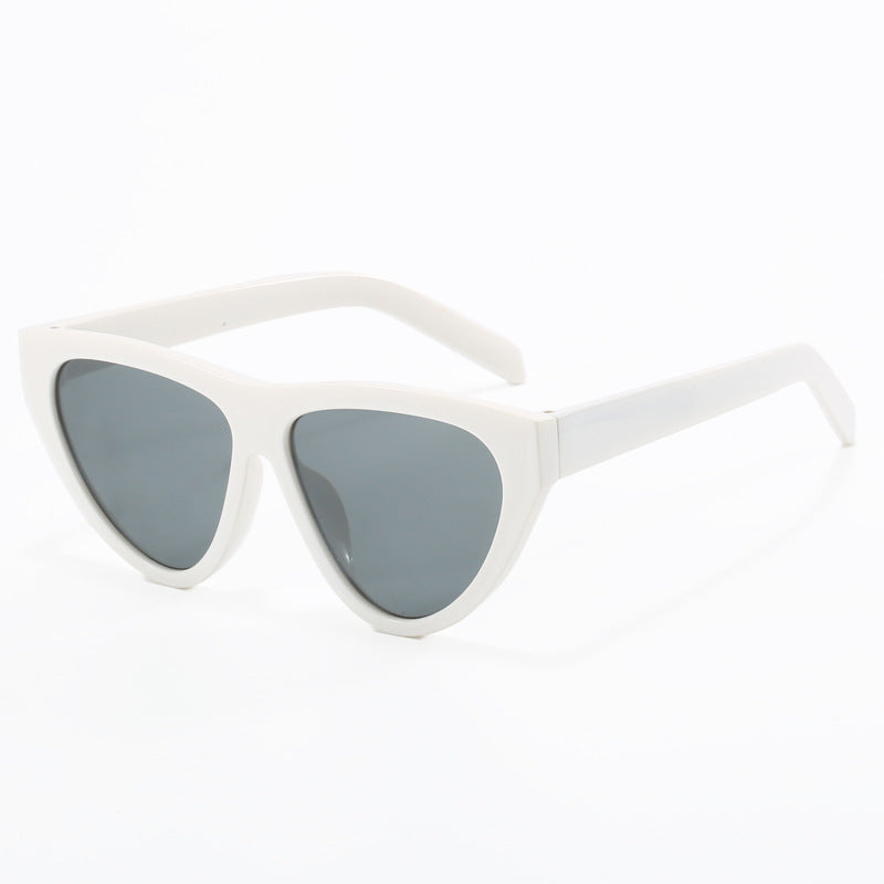 Damen futuristische Cat-Eye Sonnenbrille mit hochwertigem Kunststoffrahmen Karnz