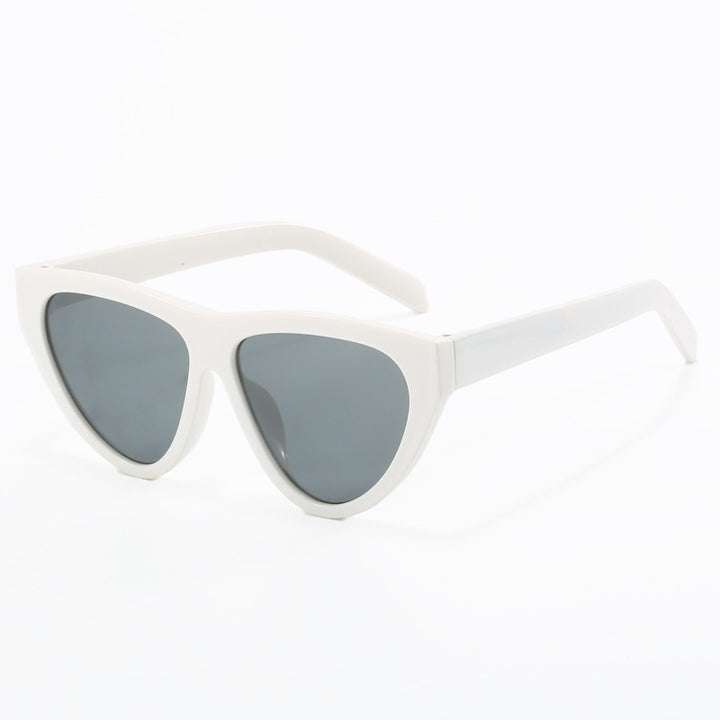 Damen futuristische Cat-Eye Sonnenbrille mit hochwertigem Kunststoffrahmen Karnz