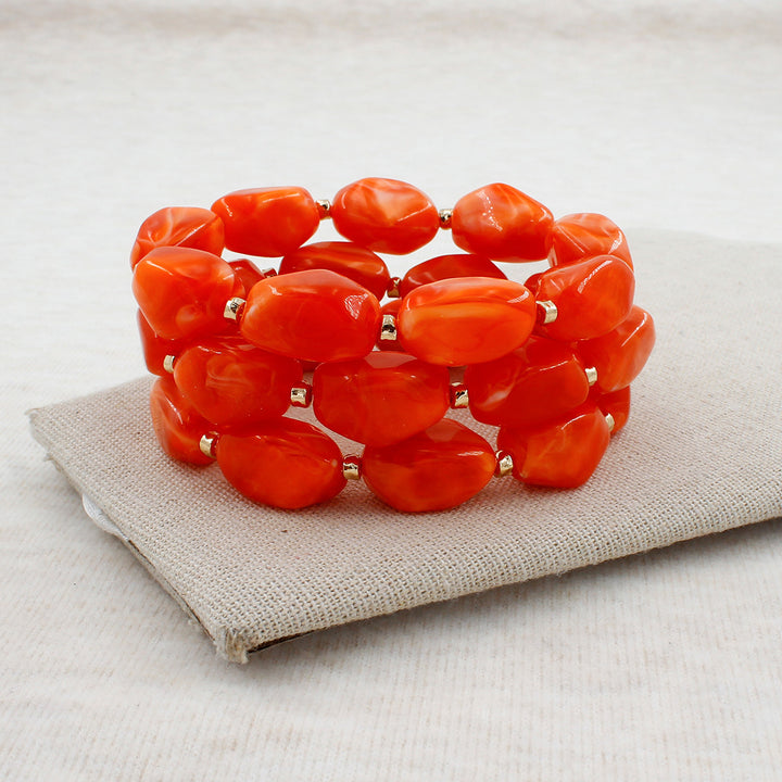 Artisan handgefertigtes Perlenarmband Karnz