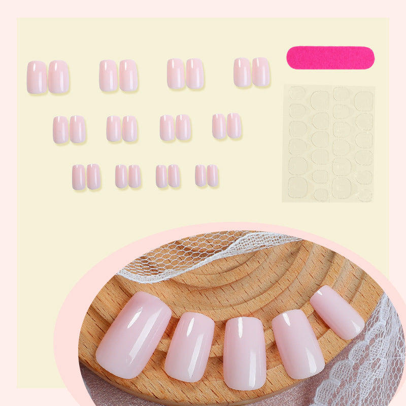 Premium Vollabdeckung Druck-on-Nagelset Karnz