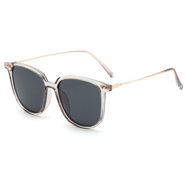 Damen modische Oversized-Sonnenbrille mit robustem Rahmen und UV-Schutz Karnz