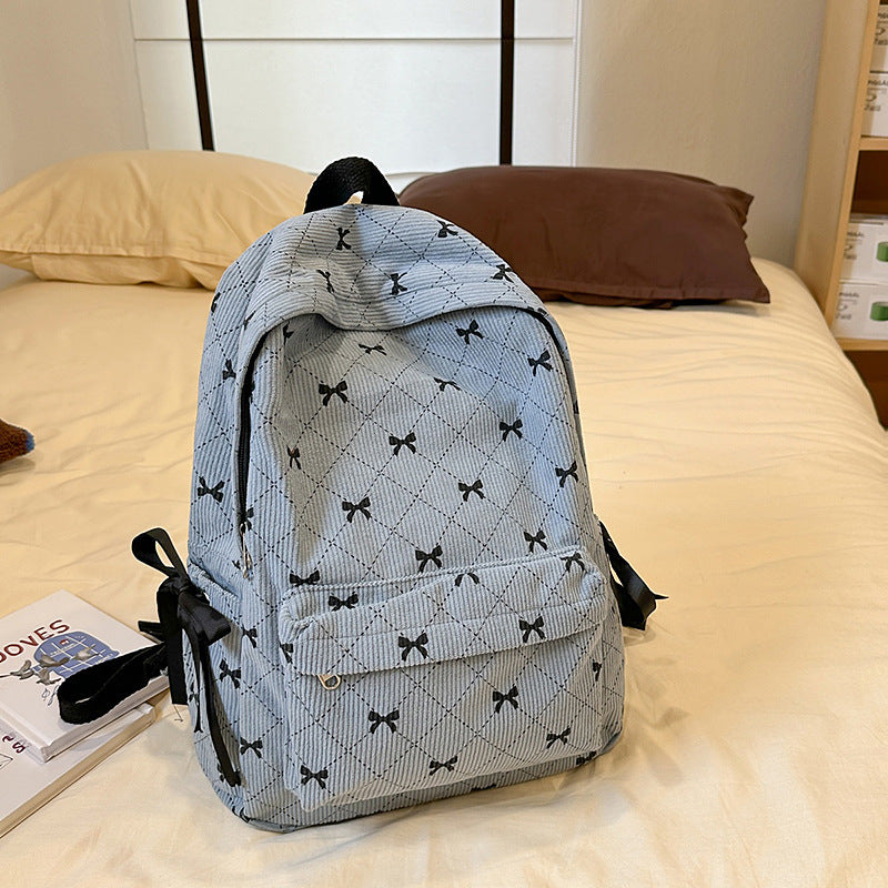 Gestepptes Rucksack mit Schleifendetail