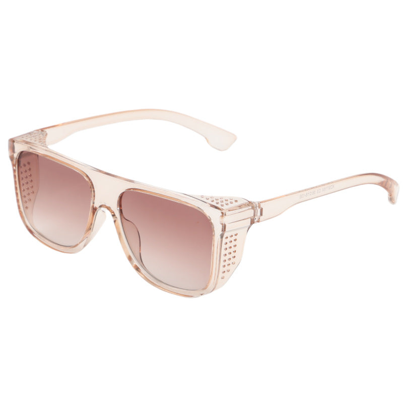 Damen modische Oversized-Sonnenbrille mit einzigartigem Akzent Karnz