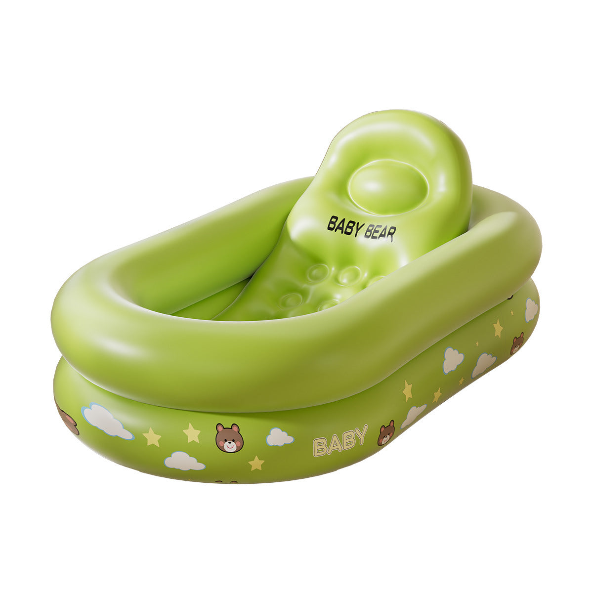 Damen Aufblasbare Baby-Badewanne mit ergonomischem Design Karnz