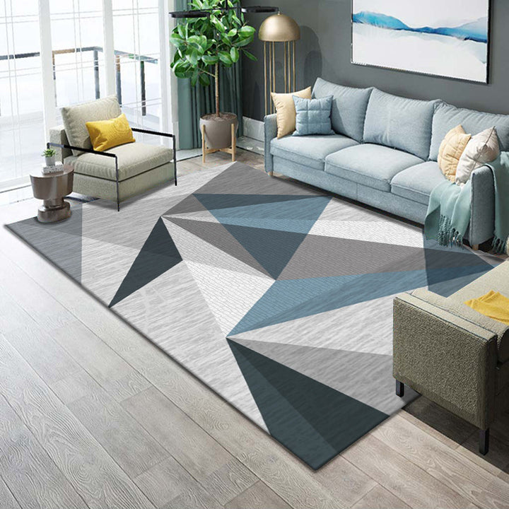 Geometrisch gemusterter Teppich