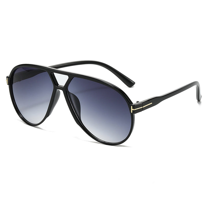 Stilvolle Aviator-Style Shield-Sonnenbrillen Karnz