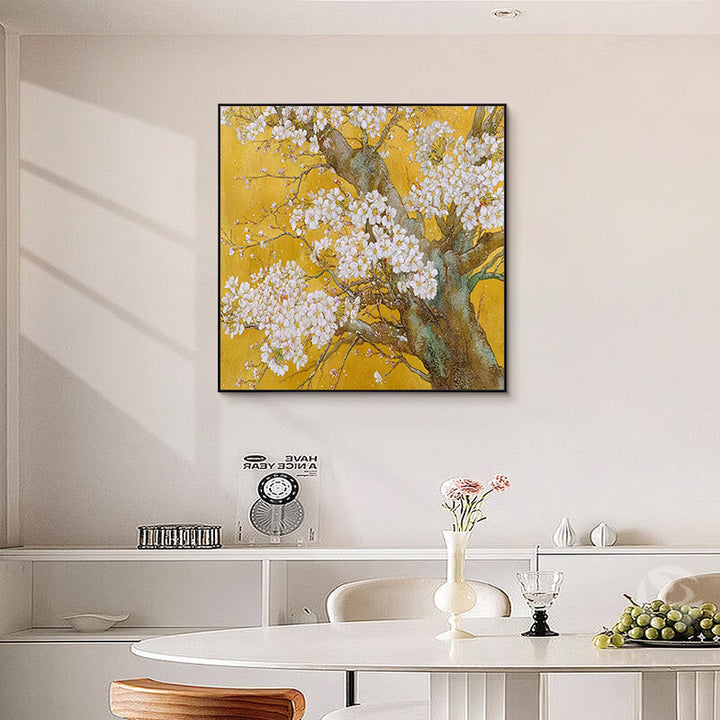Blumenblüte Leinwand Wandkunst