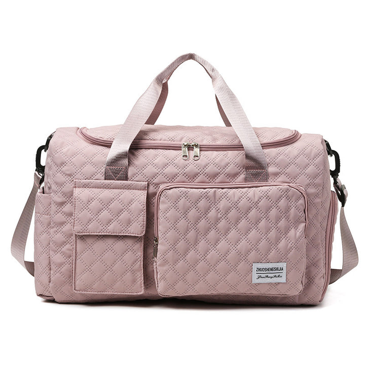 Gepolsterte Reisetasche mit mehreren Taschen