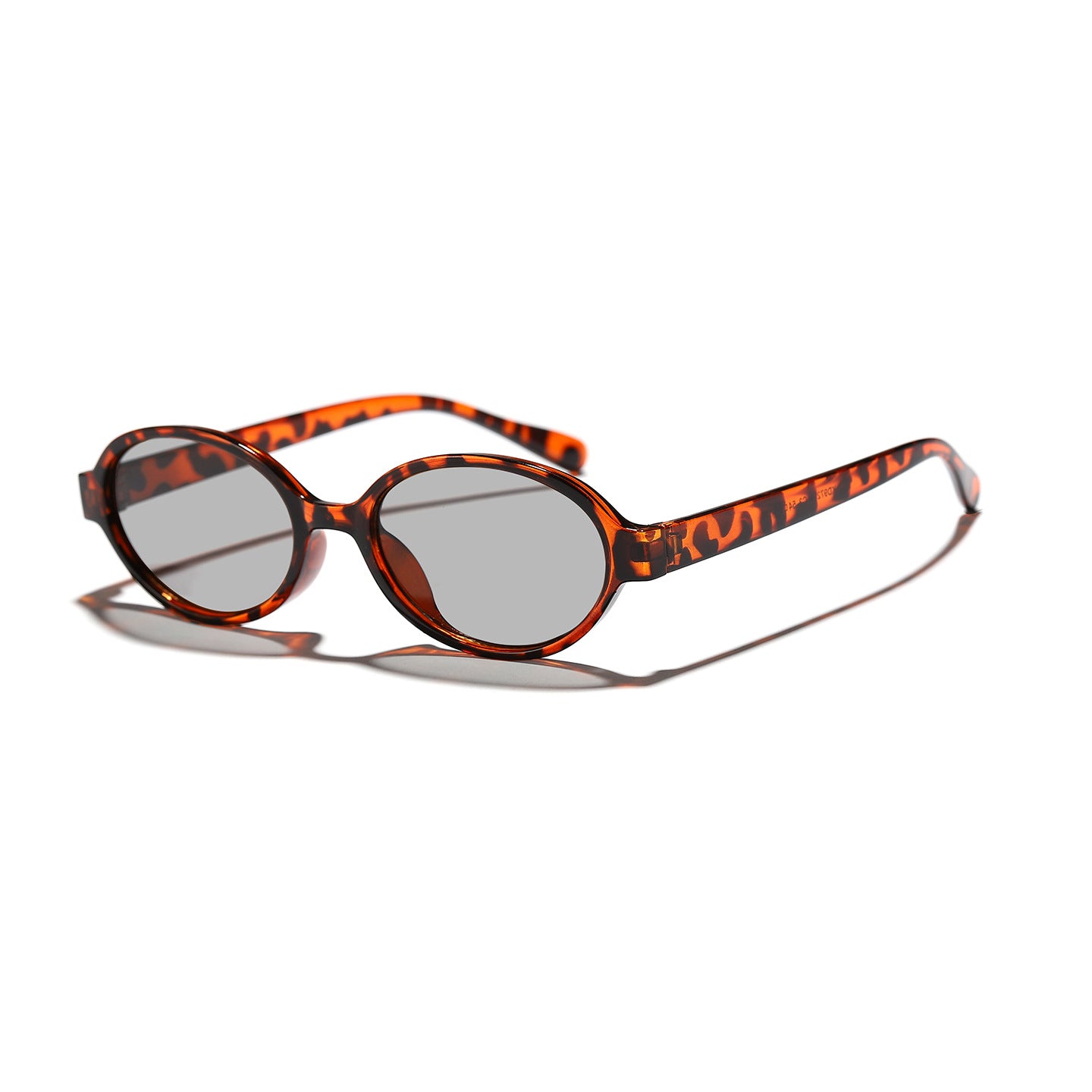 Damen modische ovalen Sonnenbrille mit tierischem Muster Karnz