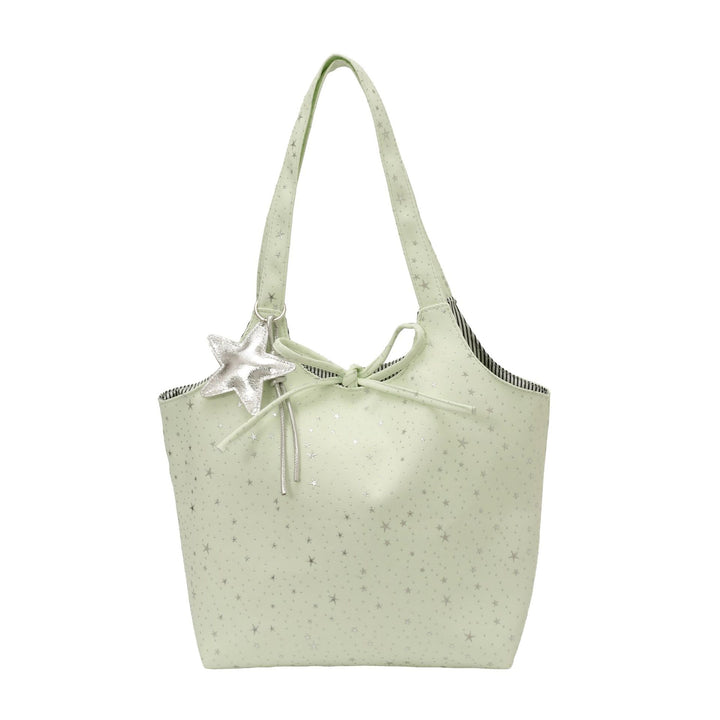 Stylische Canvas-Tote-Bag mit mehreren Taschen