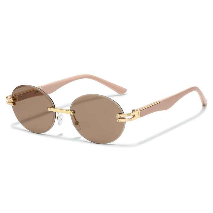 Stylische runde Rahmen-Sonnenbrille Karnz