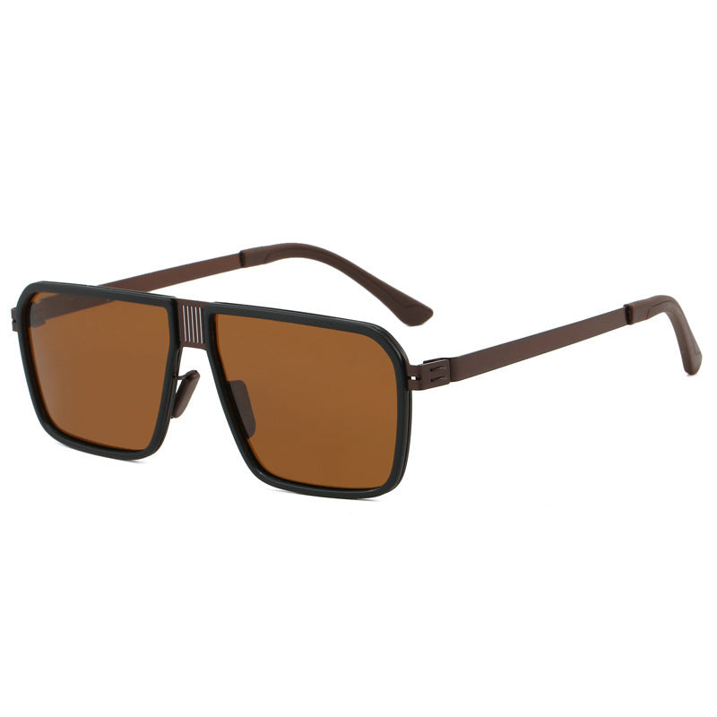 Damen modische Sonnenbrille im modernen, eckigen Design Karnz