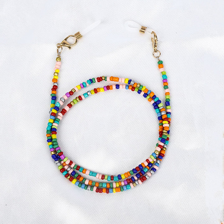 Perlen- und Perlenbesatz Choker-Halskette Karnz
