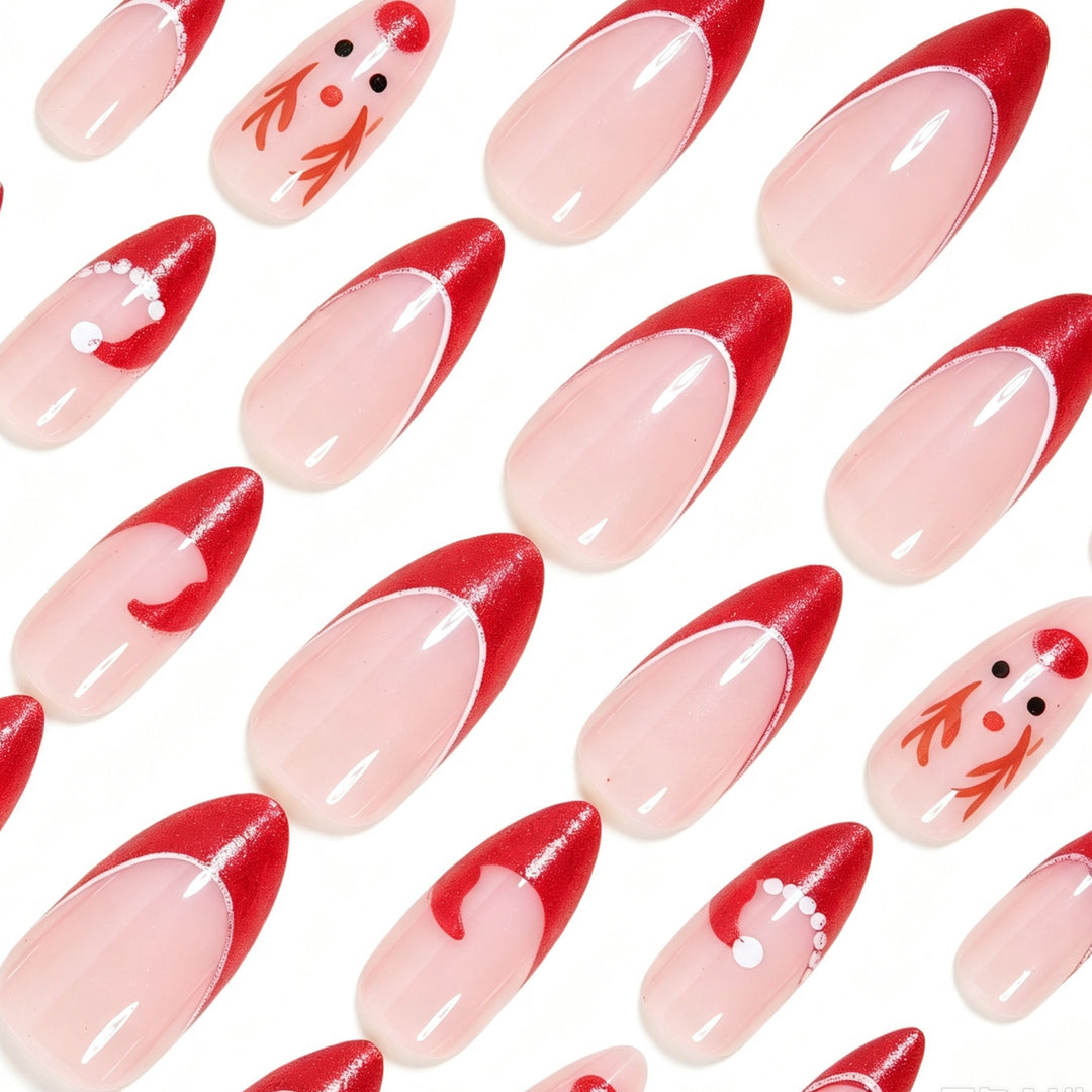 Kreatives nagelkunstset mit Feiertagsthema Karnz
