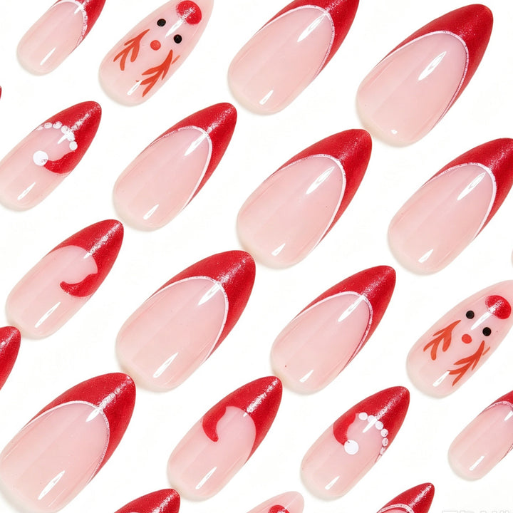 Kreatives nagelkunstset mit Feiertagsthema Karnz