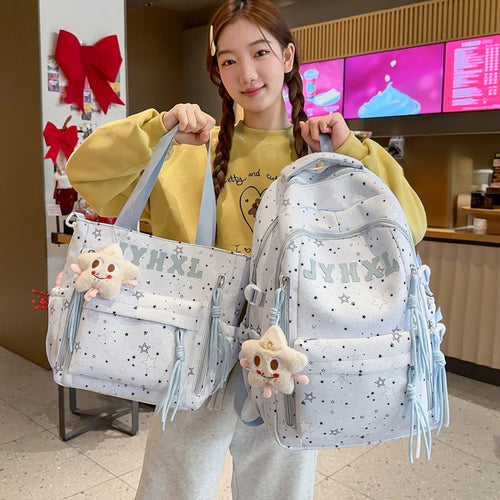 Stylischer Sternenbedruckter Rucksack Karnz 1791205378