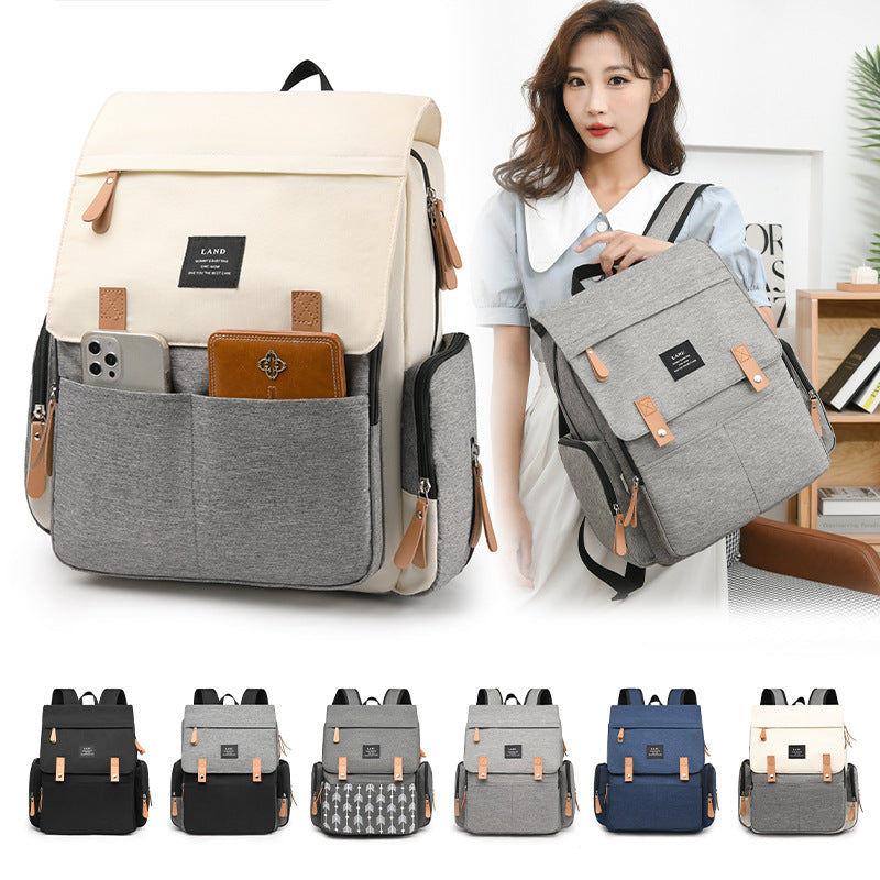 Multi-Taschen-Canvas-Rucksack Karnz