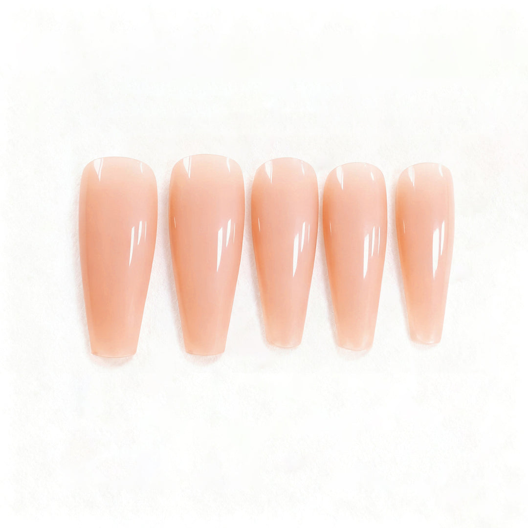 Elegante glänzende Acryl-Nagelverlängerungen Karnz