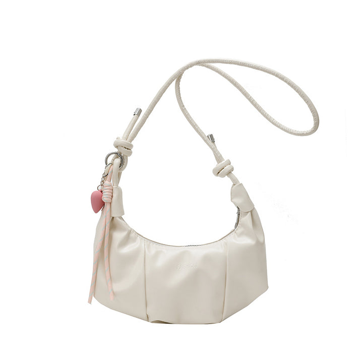 Stylische Falten Schultertasche Karnz