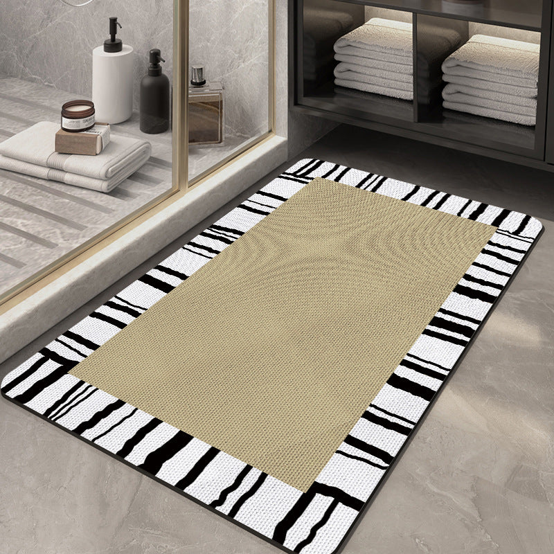 Stylische abstrakte Badematte Karnz