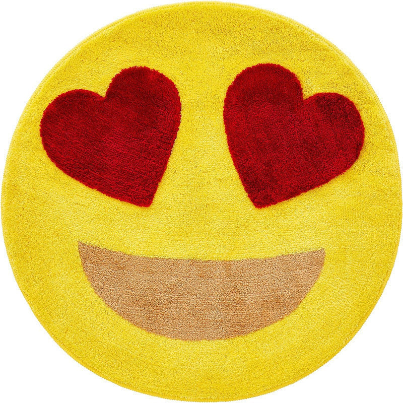 Smile Face Dekorative Badematte