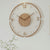 Nordic Silent Wanddekoration Uhr Aus Echtem Holz, 35 cm | Lautlos und Stylisch | Karnz