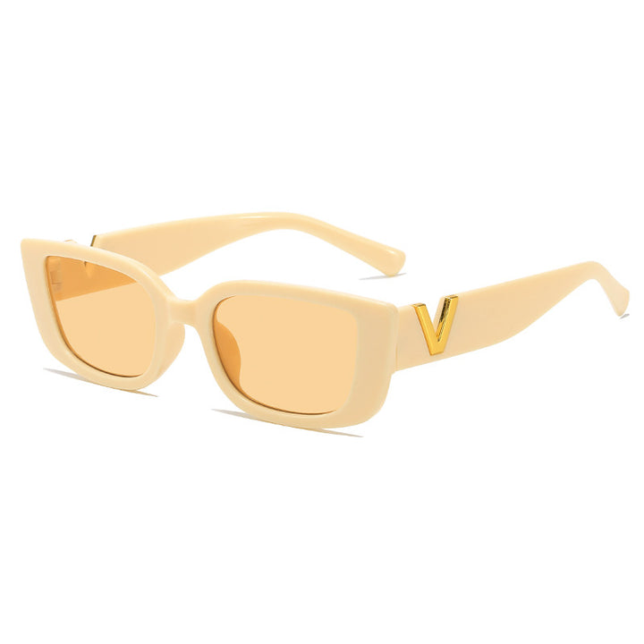Stylische Quadratische Rahmen Sonnenbrille Karnz