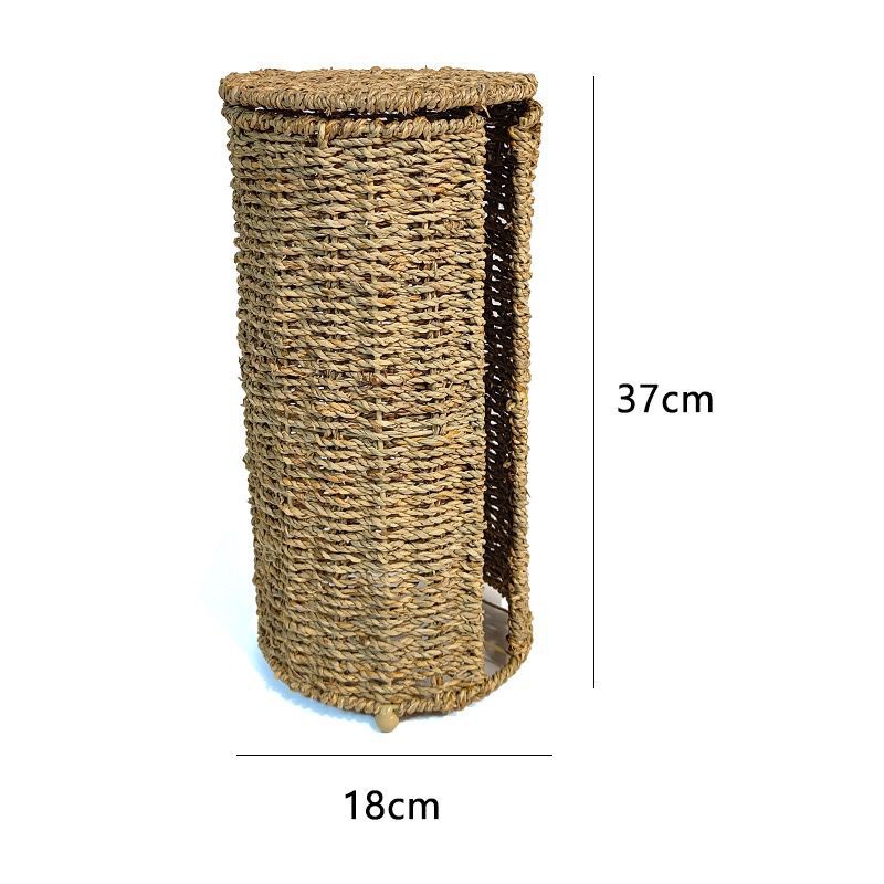 Damen Multifunktionaler Rattan Ablagekorb Karnz
