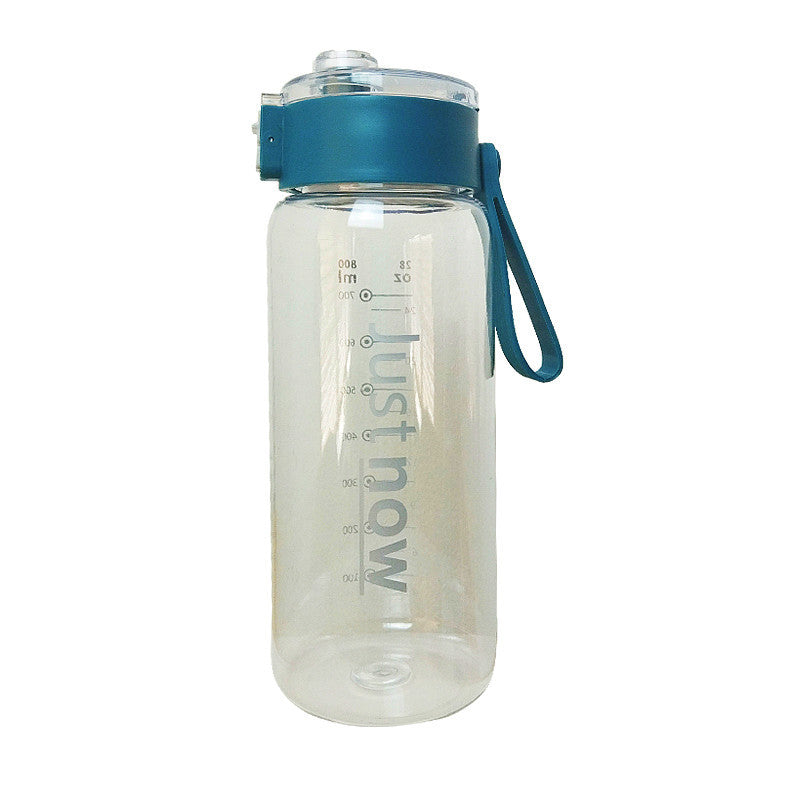 Unisex BPA-freie Wasserflasche mit Messskala Karnz