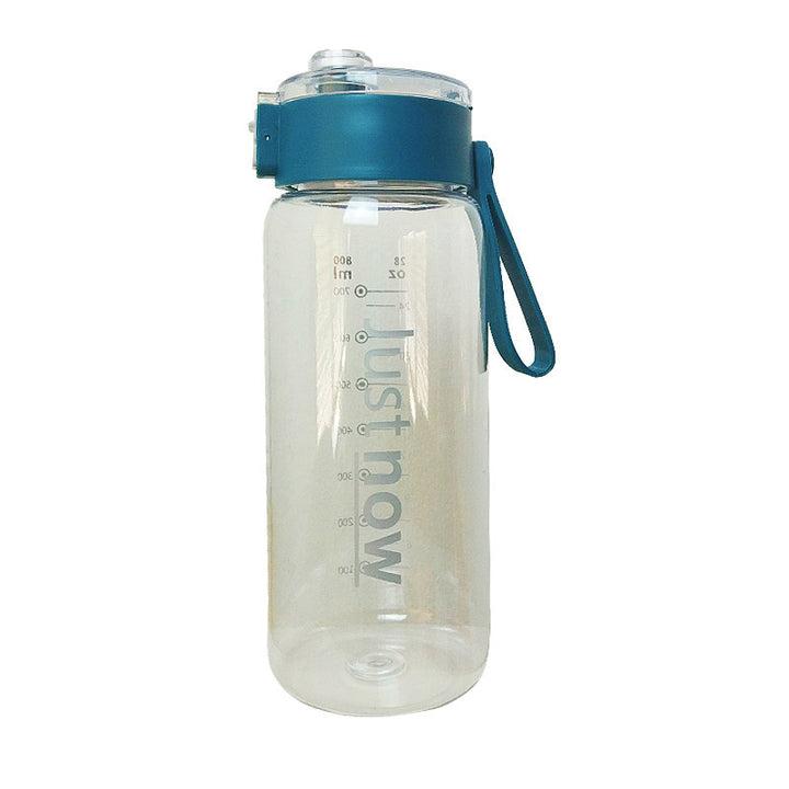 Unisex BPA-freie Wasserflasche mit Messskala Karnz
