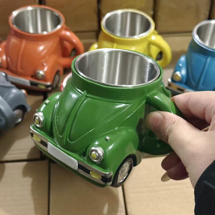 Spaßige Autoform Kaffeetasse Karnz