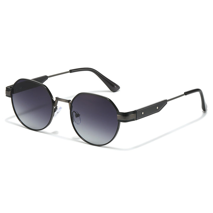 Vintage-inspirierte achteckige Sonnenbrille Karnz