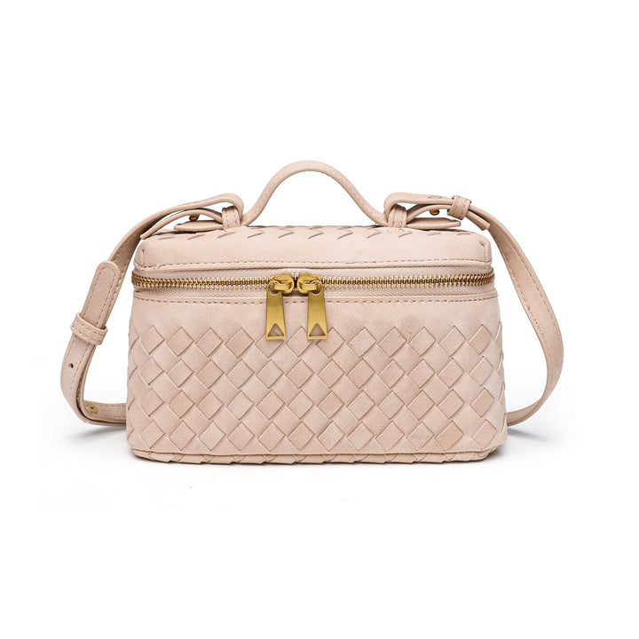 Texturierte Wildleder-Crossbody-Handtasche Karnz