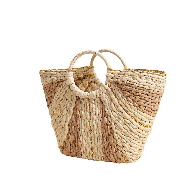 Damen Geflochtene Korbtasche mit elegantem Design Karnz