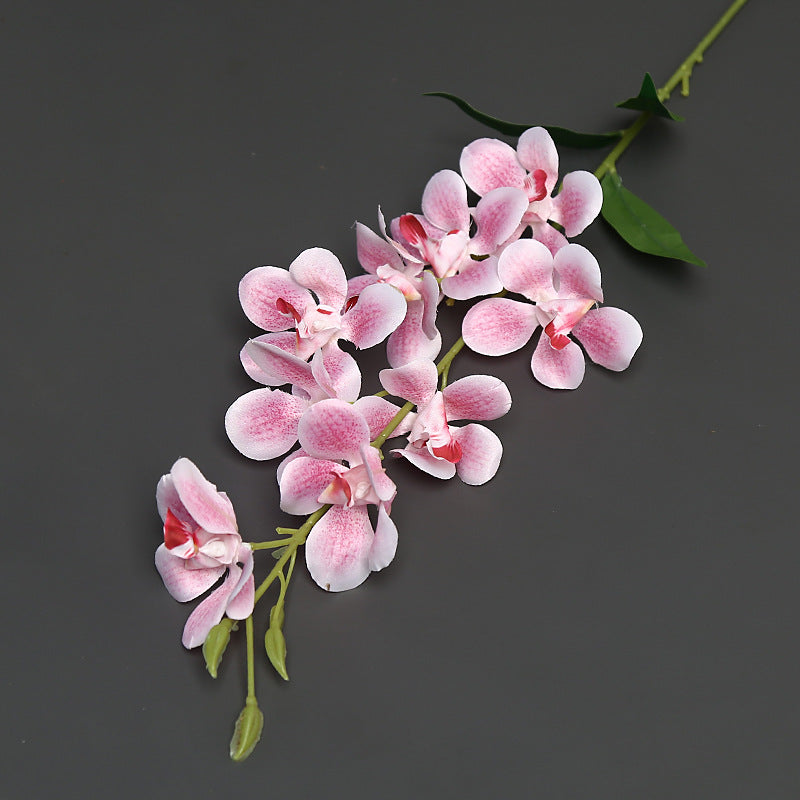 Elegante Faux-Orchideenstängel für die Heimdekoration