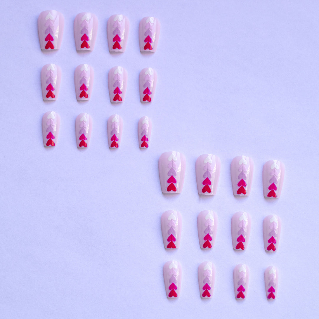 Herz-Design Press-On Nail Set Karnz