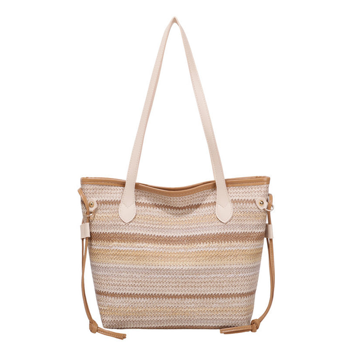 WoStylish Gewebte Strandtasche Karnz