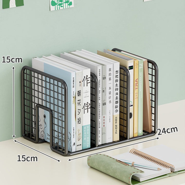 Langer Multi-Slot Desktop-Datei- und Ordner-Organizer mit Stift- und Zubehörhalter
