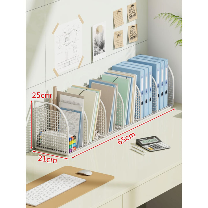 Multi-Tier Winkel Metallnetz Desktop Datei- und Ordnerorganisator
