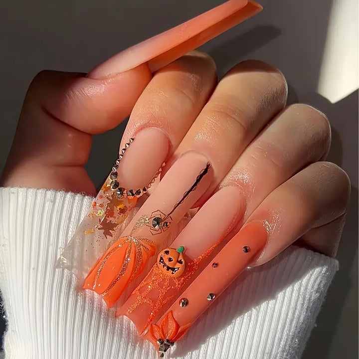 Saisonales Themen-Press-On-Nagelkunst-Set Karnz