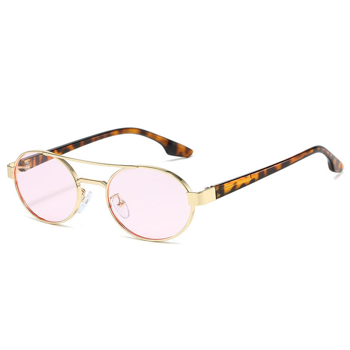 Retro-inspirierte runde Rahmen Sonnenbrille Karnz