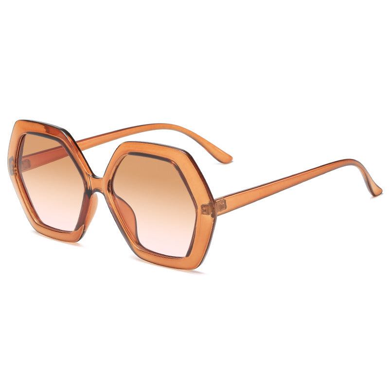 Damen geometrische Sonnenbrille mit modernem Design Karnz