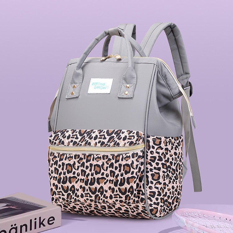 Trendiger Tierdruck Wickelrucksack Karnz