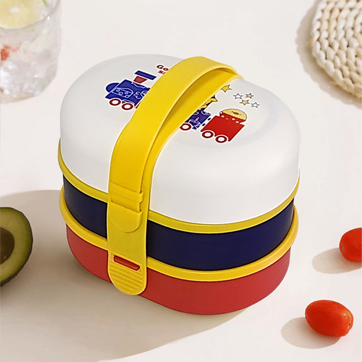 Spaß-Themen Doppel-Schicht Lunchbox