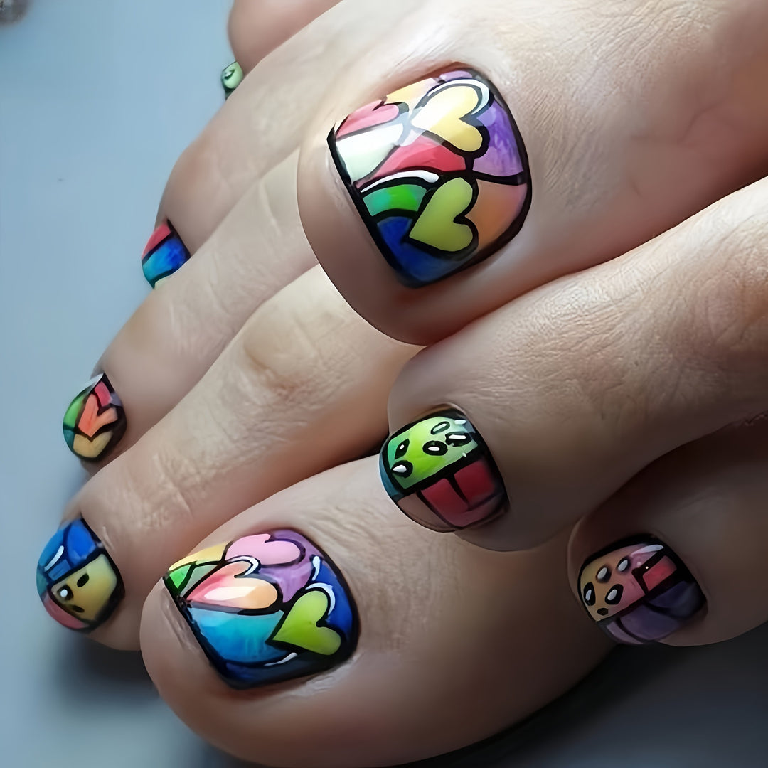 Kreative Fußnagelkunst Karnz