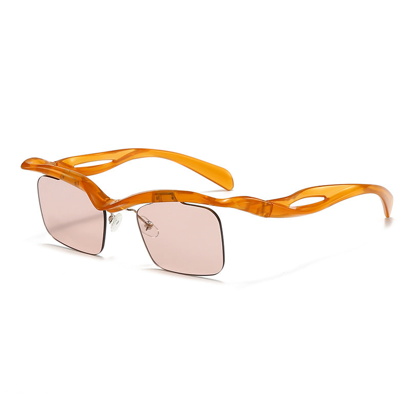 Damen modische Sonnenbrille mit innovativem Rahmen Karnz