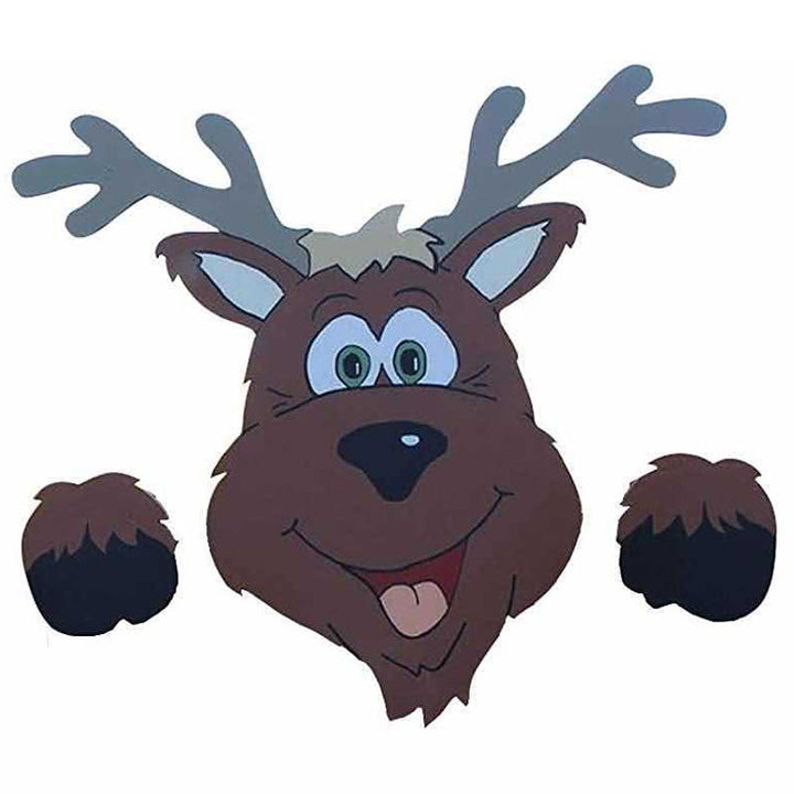 Weihnachtlich dekorierte Zaunverzierung | Karnz