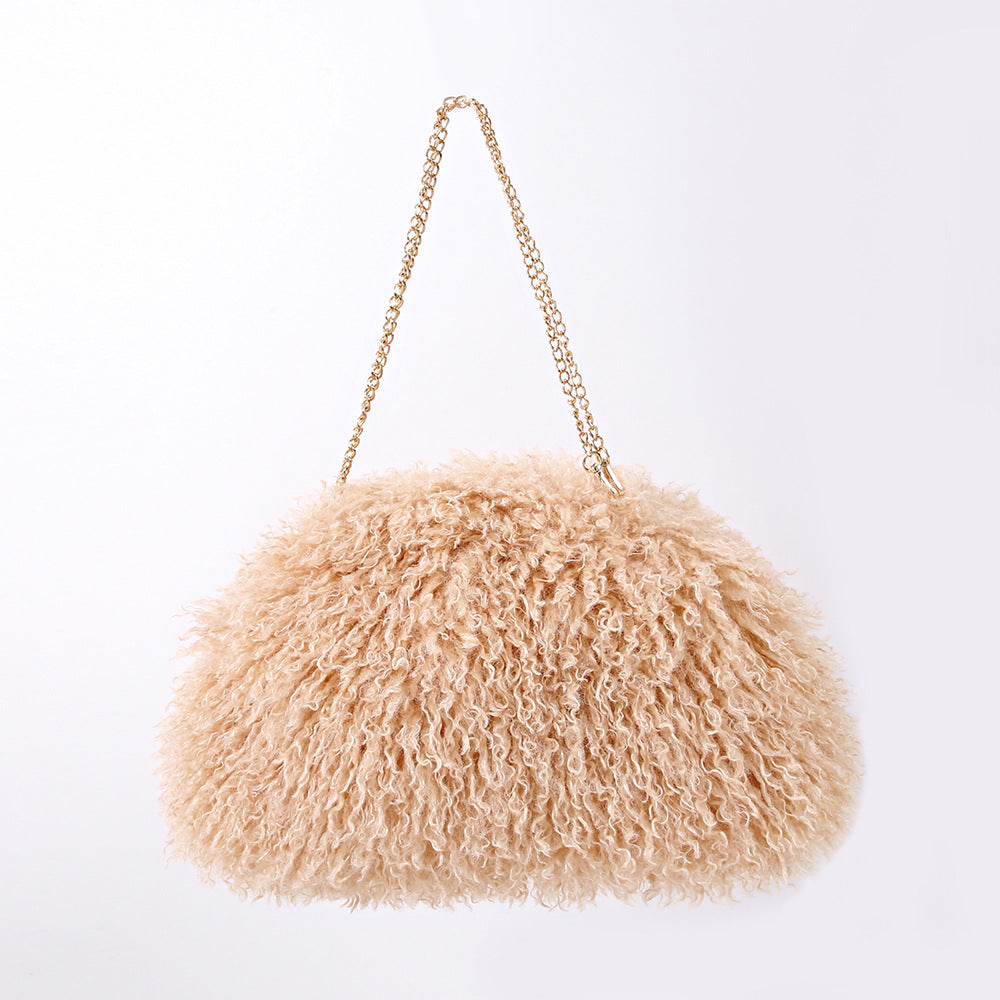 Fluffige Flauschtasche