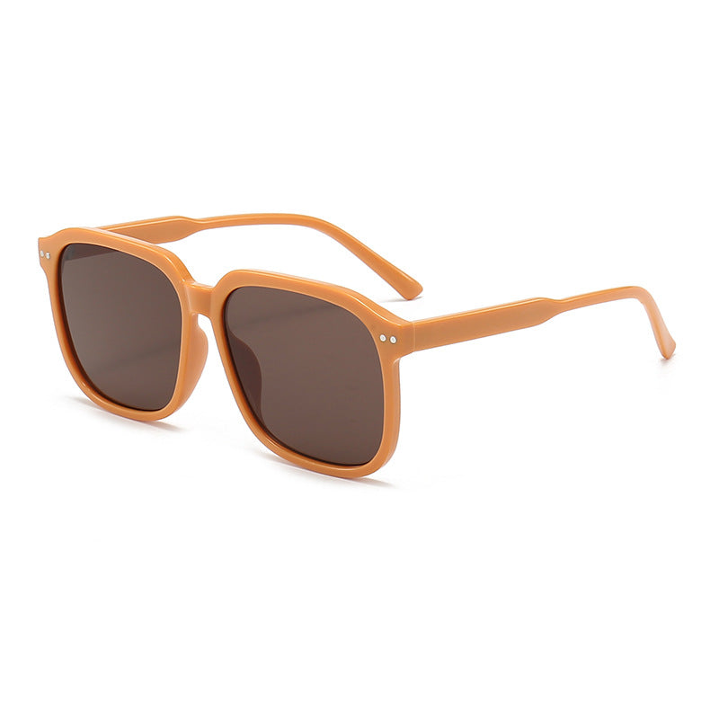Damen Quadratische Sonnenbrille mit robustem Rahmen und UV-Schutz Karnz